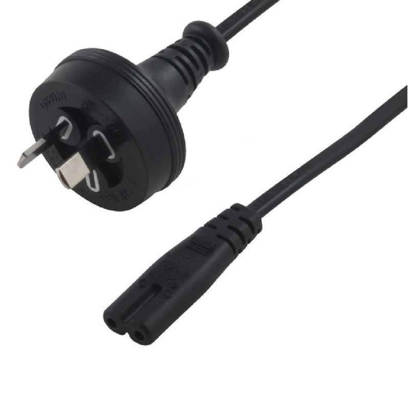 240V AC Power Cable IEC C7, 1.8m, 2 Pin
