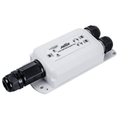 Aetek 1 to 2 Port Outdoor Passive 1Gbe PoE Extender, Daisy-chain, IP67, 1 x 24V POE
