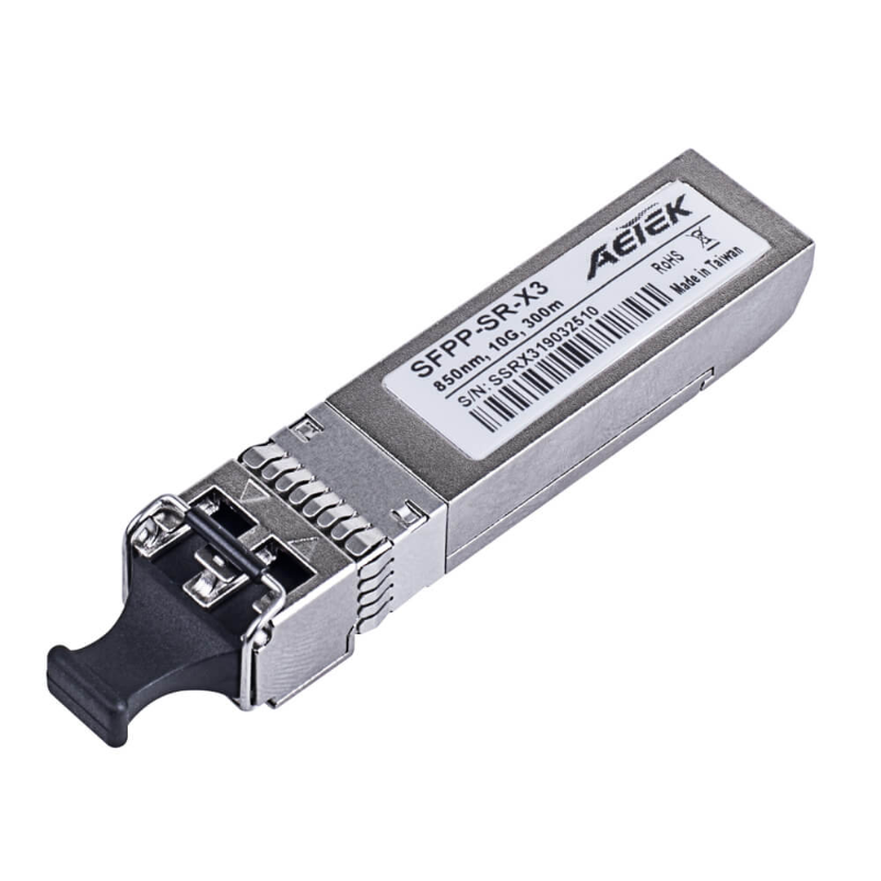Aetek 10Gb Multi-Mode SFP+ Transceiver, LC, 850NM, 0.3km
