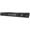 Aetek 16 Port Managed 1Gb PoE Switch, 2x SFP, 2x SFP/RJ45, NTS, 250W