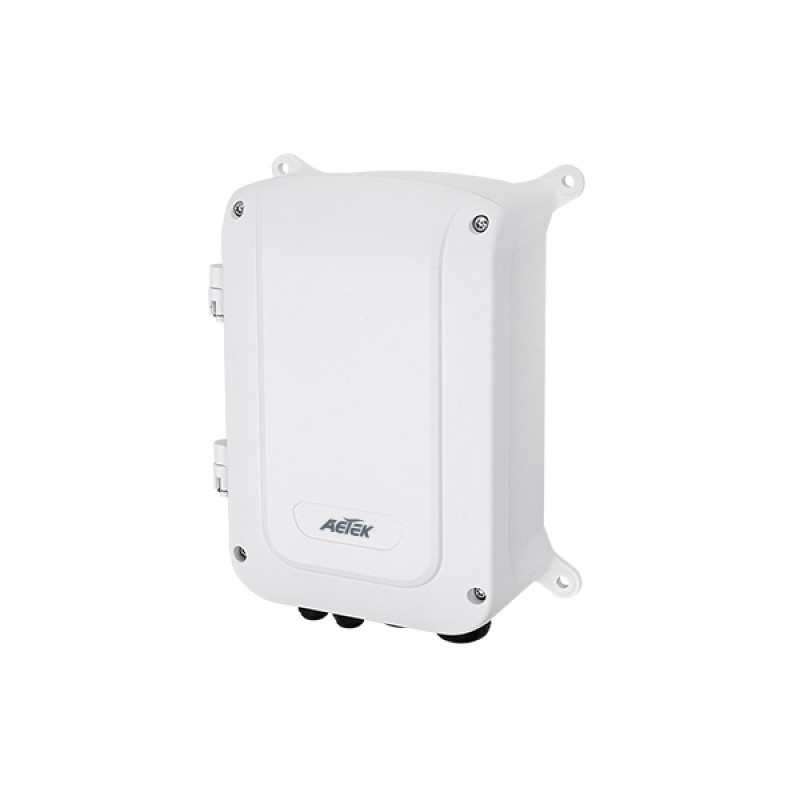 Aetek 4 Port Gigabit Managed Outdoor BT PoE Switch, 2x SFP, 250W, IP67, 240VDC