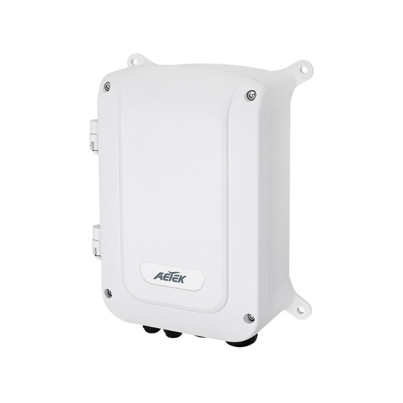 Aetek 8 Port Gigabit Managed Outdoor PoE Switch, 4x SFP, 24V/56V DC Passive, 240W