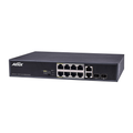 Aetek 8 Port Unmanaged PoE Switch, 2x 1Gb SFP/RJ45, EX Mode, 120W