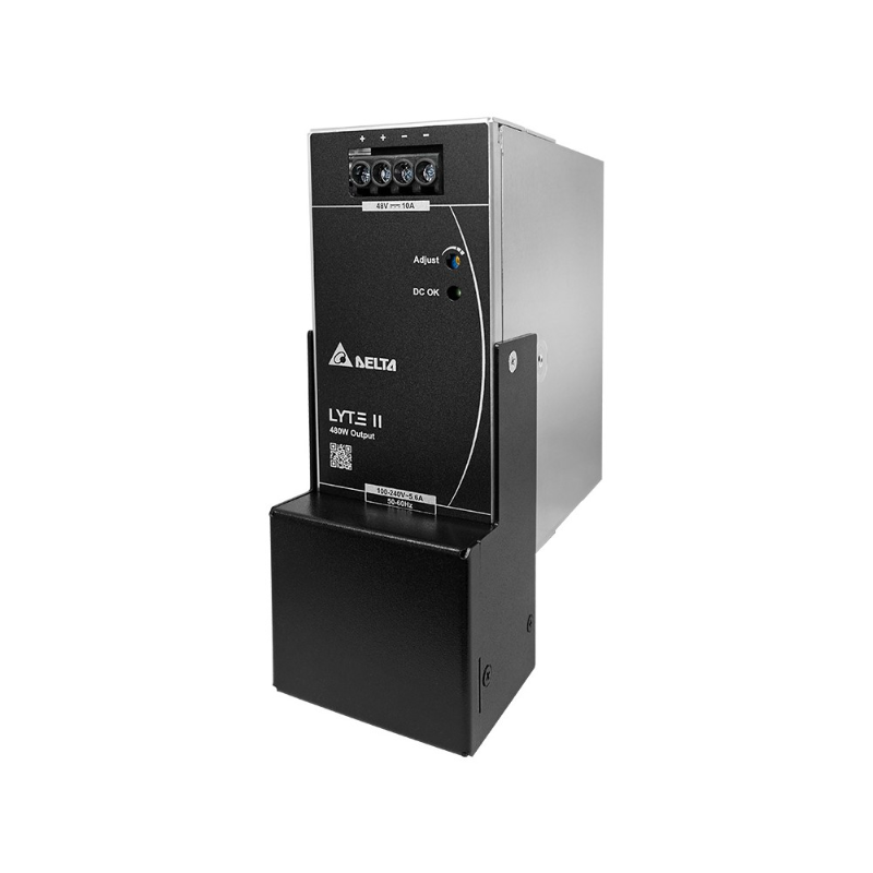Aetek Din Rail 480W 48VDC Power Supply with AC Power Socket