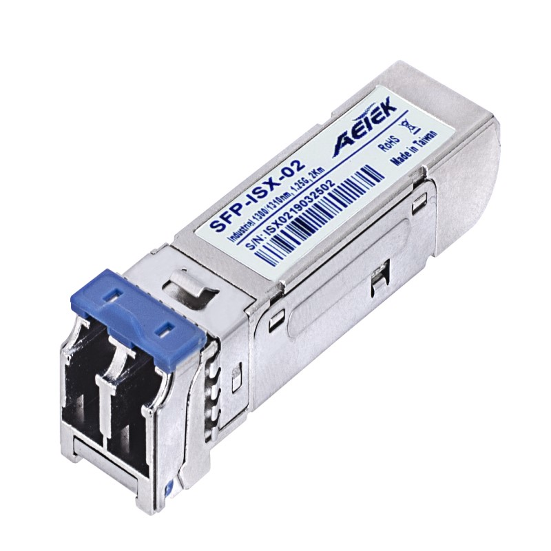 Aetek Industrial Multi-mode SFP Transceiver, LC, 1300/1310nm, up to 2km