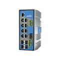 Aetek L2 Industrial 8 Port POE Switch, 4x SFP, 12V/24V DC Outputs
