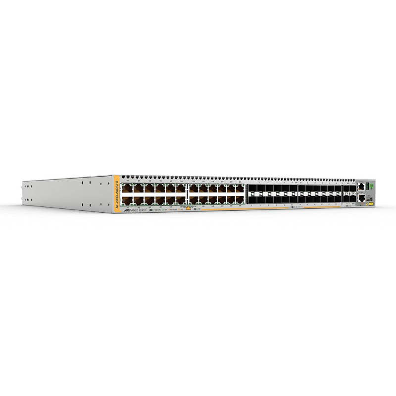 Allied Telesis 24-port Gigabit Switch + 24x 100/1000X RJ-45 + 4x 1/10G SFP Ports
