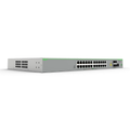 Allied Telesis 24-port PoE Switch, 24x 10/100TX + 4x 100/1000X SFP Ports, 375W