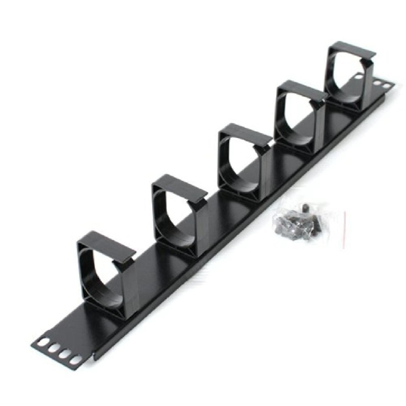 Astrotek 1RU Metal Cable Management Plate with 5 Rings