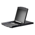 Aten 19" LCD KVMP Switch, 16 VGA Port Rackmount USB-PS/2 Dual Rail