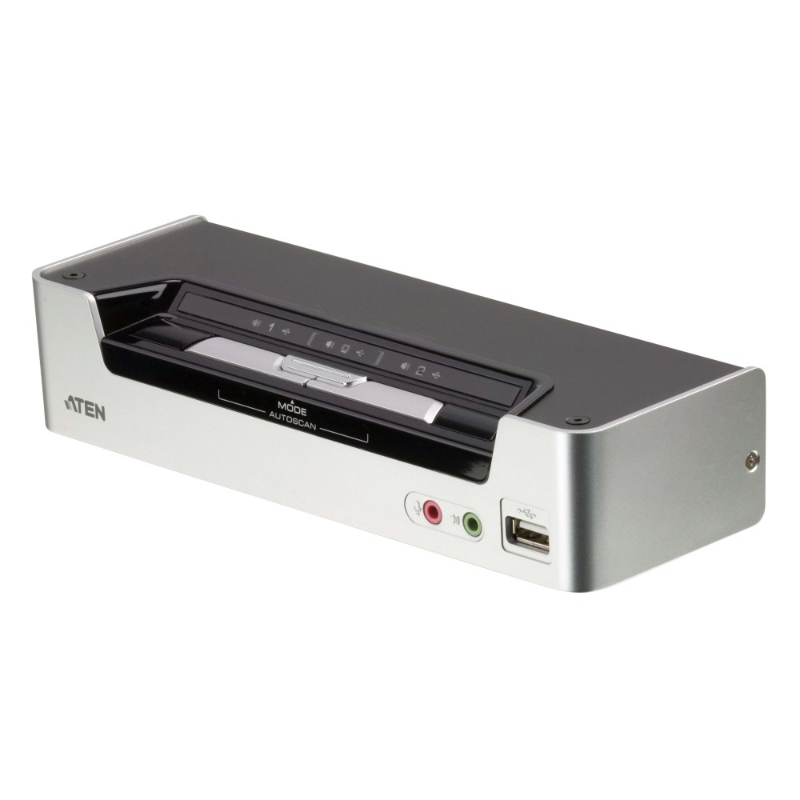 Aten 2 Port USB HDMI/Audio KVM Switch, 1920 x 1880, 60Hz