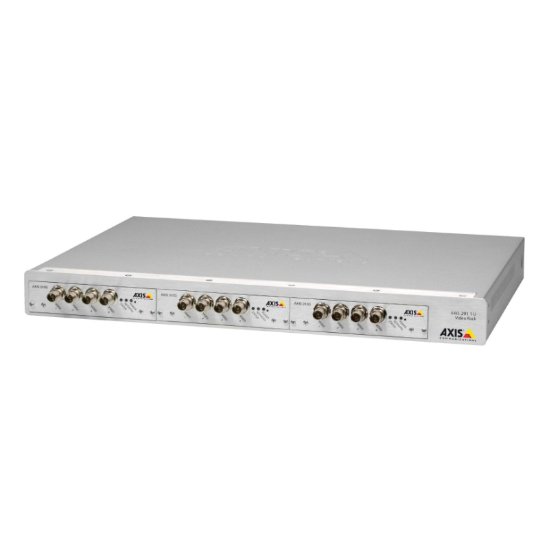 AXIS 291 1RU Video Server Rack 19", 10/100/1000 Base-T Output, Power Cable