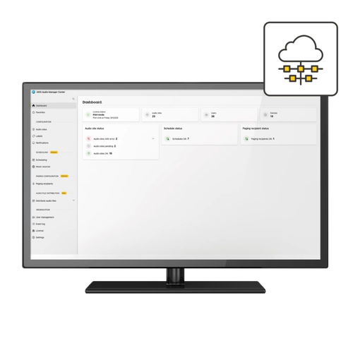 AXIS Audio Manager Center 1 Year eLicence