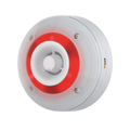 AXIS D4100-E Outdoor Network Siren with Built-in Strobe Light, White/RGBA