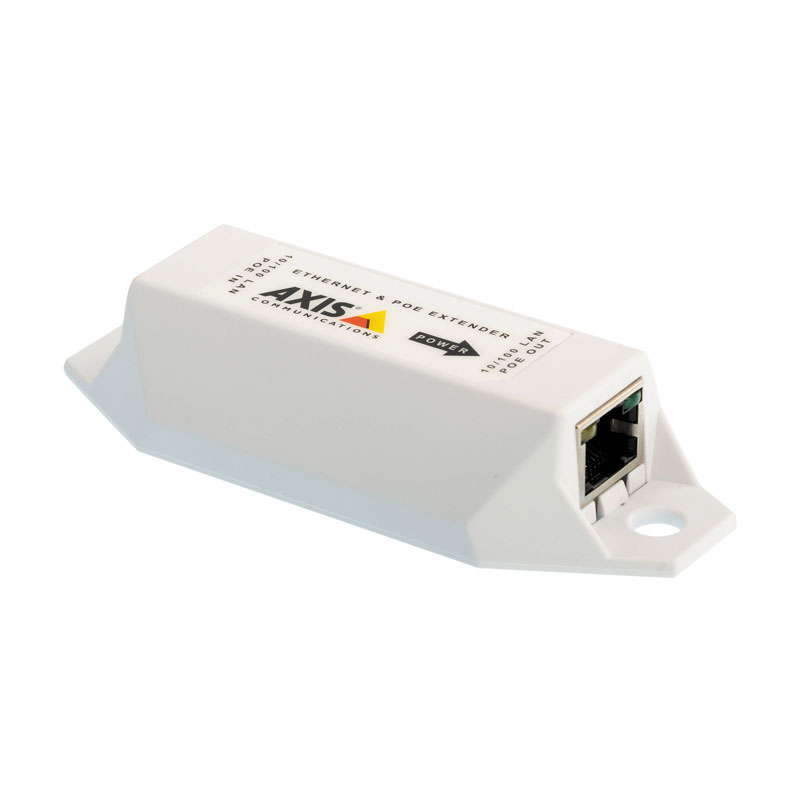 AXIS T8129 2 Port Plug & Play PoE Extender, 10/100 Mbps, IEEE 802.3af/t, Up to 200m