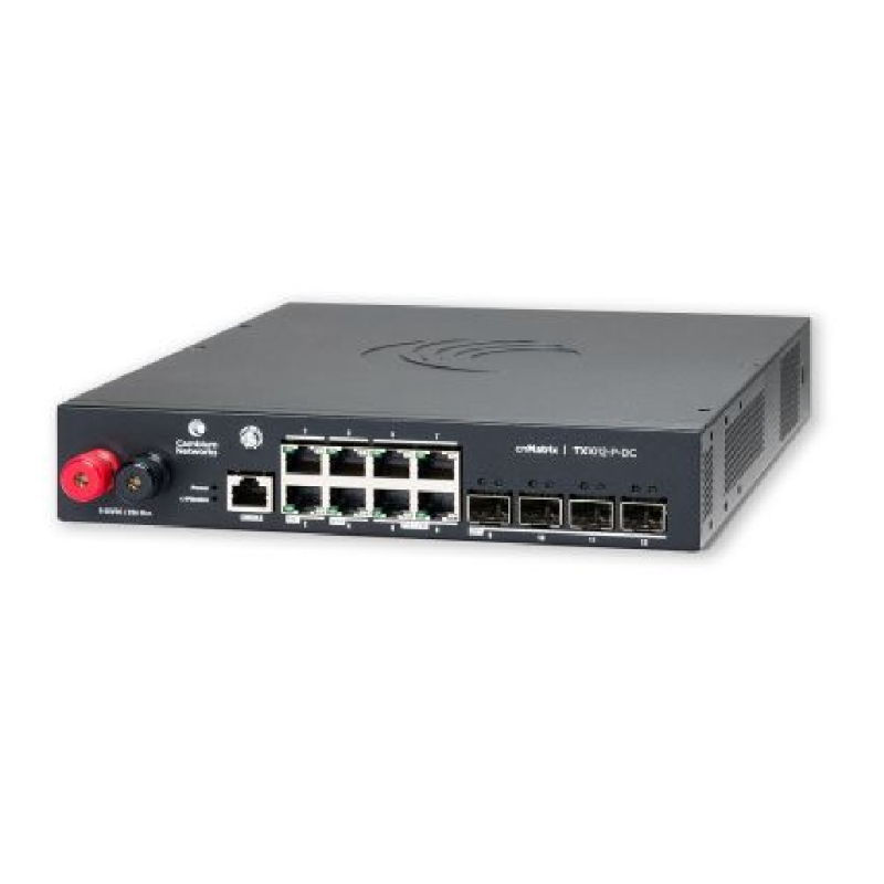 Cambium 12 Port Managed Intelligent Gigabit PoE Switch, 4x 10G SFP+, 90W, L3