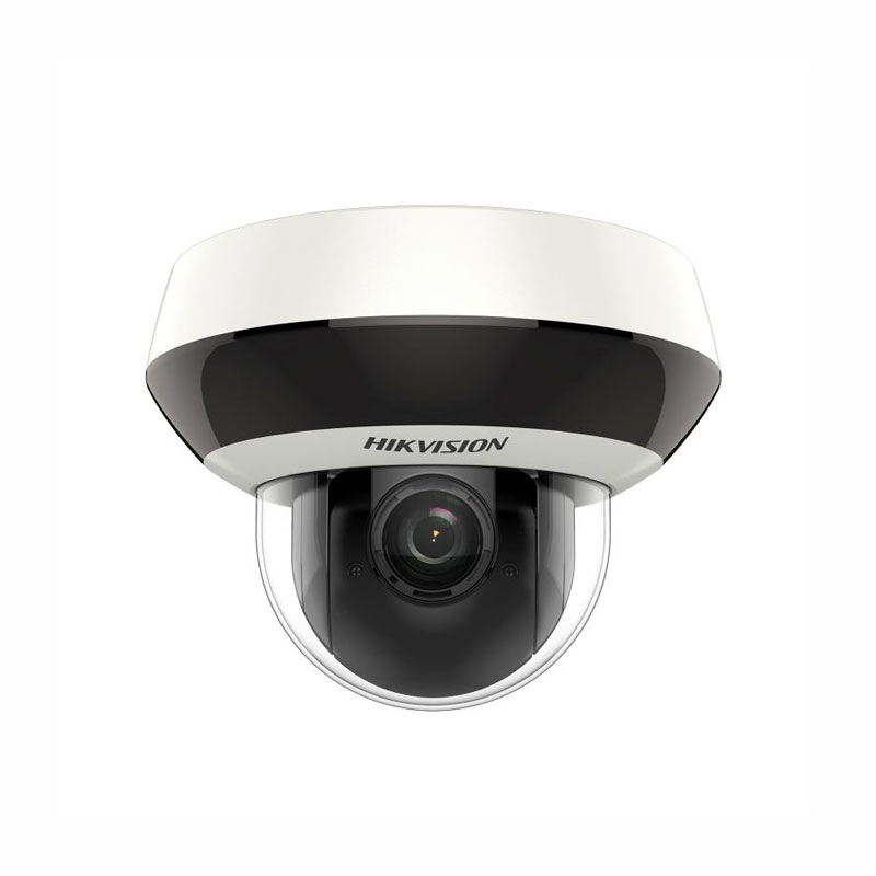 Hikvision 4MP Outdoor Mini PTZ Camera, 4x Zoom, WDR, IK10, PoE/12VDC, 2.8-12mm
