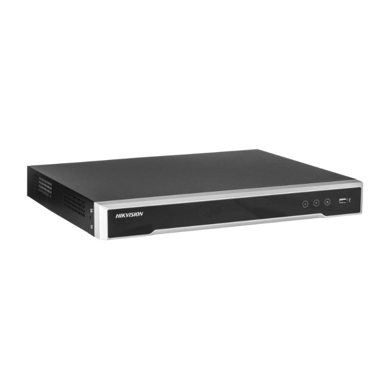 Hikvision 16ch M-Series PoE NVR, 256Mbps, 8K, 2 Bay, 1RU, No HDD