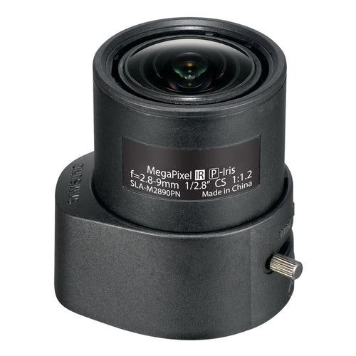 *Promo* Hanwha Wisenet 1/2.8" CS-mount Auto Iris Megapixel Lens, F1.2 P-Iris, 2.8-9mm