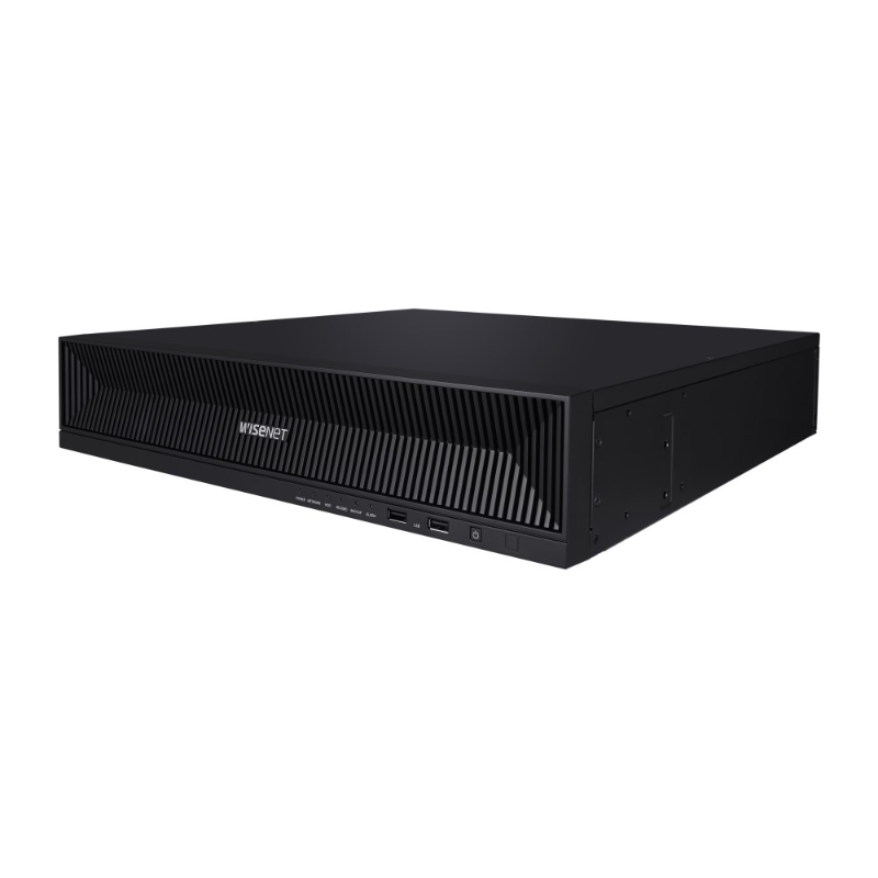 Hanwha 16ch PoE NVR, AI Search, 140Mbps, HDMI/VGA, No HDD (4 SATA 24TB Max)