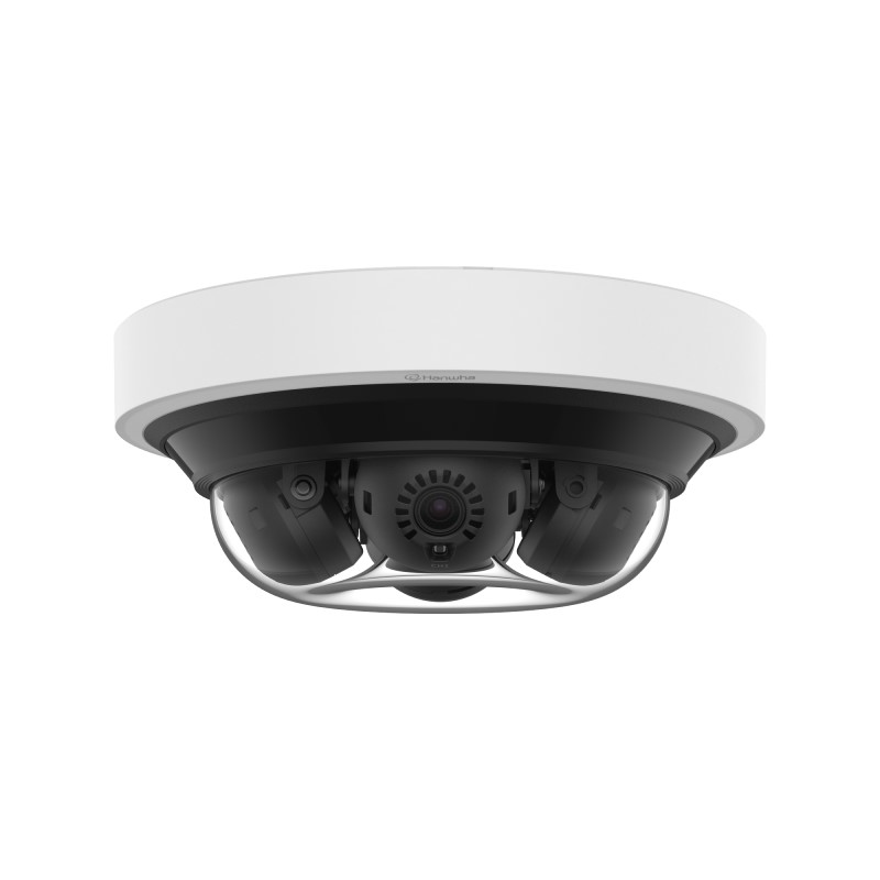 Hanwha 4x 4MP Outdoor Mini Multi Directional Camera, 20m IR, 3.19mm