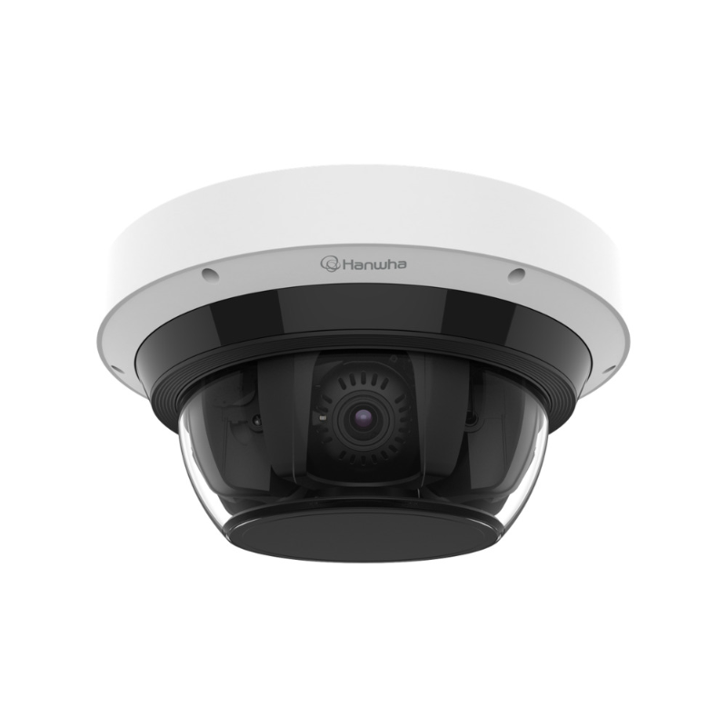 Hanwha 4x 4MP Outdoor Multi Directional Camera, AI, PTRZ, IR, 3.3-9.2mm