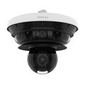 Hanwha 4x8MP Outdoor PTRZ + 2MP PTZ Camera, IR, 40x Zoom