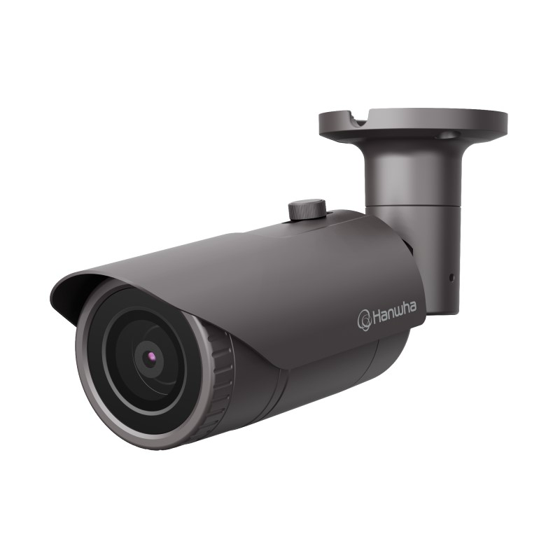 Hanwha Q 5MP Outdoor Bullet Camera, H.265, 20m IR, IP66, IK10, 4mm