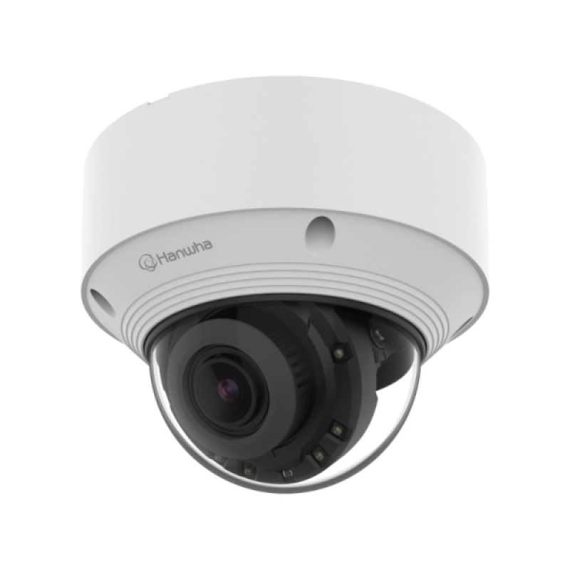 Hanwha Q Core 2MP Outdoor AI Vandal Dome Camera, IR, IP66, IK10, 3.2-10mm