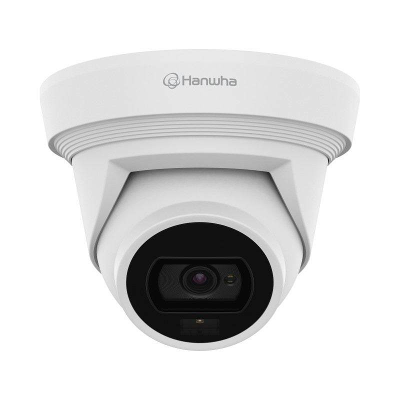 Hanwha Q Core 8MP Outdoor AI Flateye Camera, Dual Light, IP67, 3mm