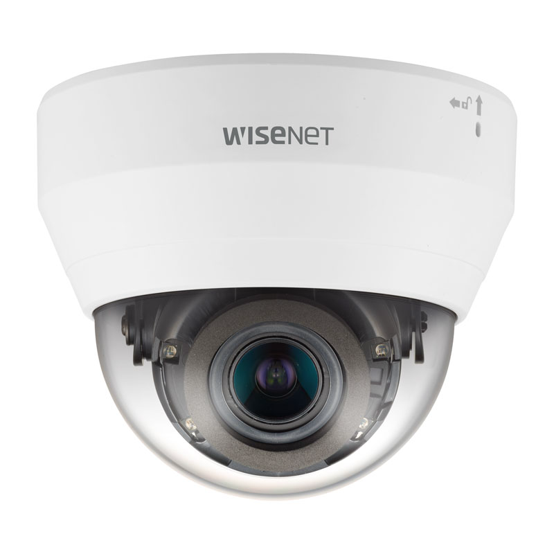 Hanwha Wisenet 4MP Indoor Dome Camera, H.265, 30fps, 20m IR, 3.2-10mm