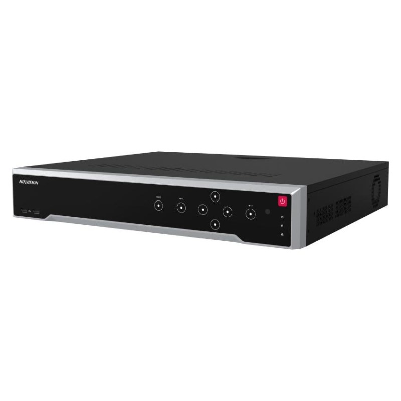 Hikvision 32ch M-Series 16 PoE NVR, 320Mbps, 8K, 4 Bay, 1.5RU, 4TB