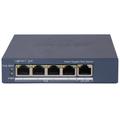 Hikvision 4 Port Managed 1Gb POE af/at Switch, L2, 1x1Gb RJ45, 60W PoE Budget