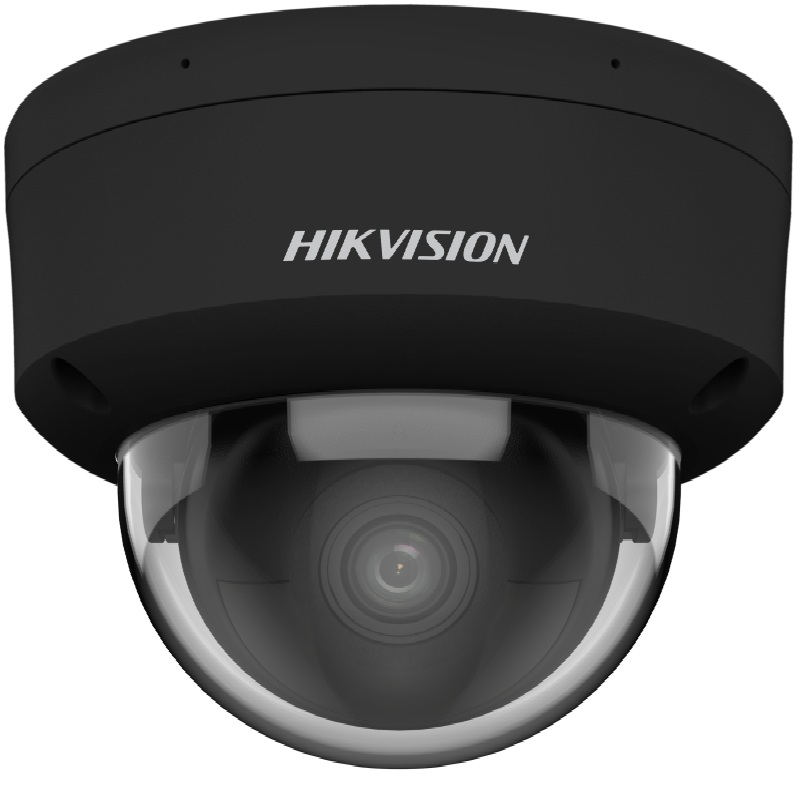 Hikvision 6MP AcuSense G2H Dome Camera, Built-in Mic, IR, IP67, IK10, 2.8mm, Black