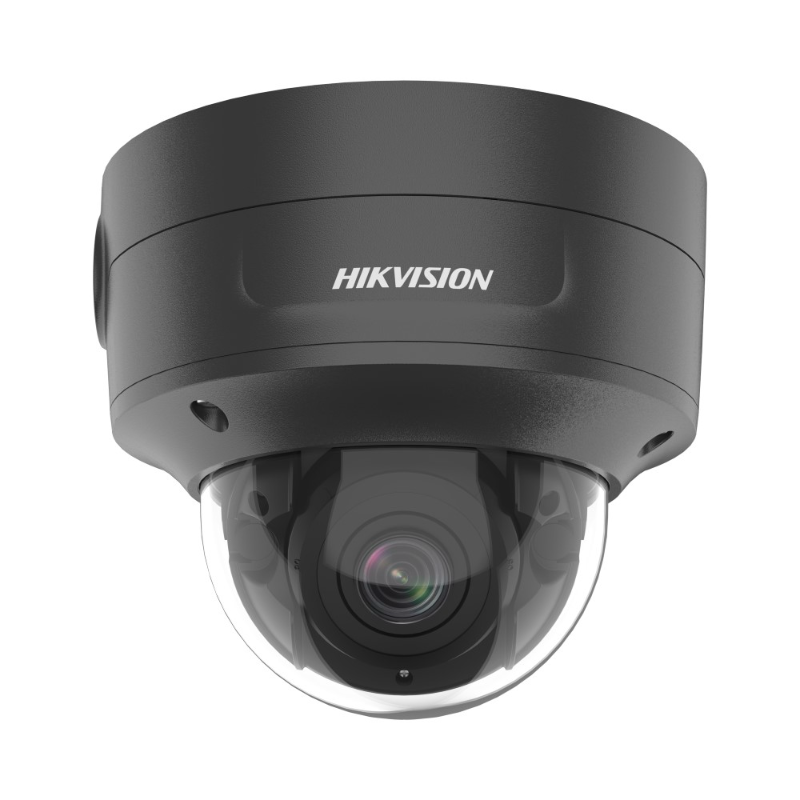Hikvision 6MP AcuSense Motorised Varifocal Outdoor Dome Camera - Black