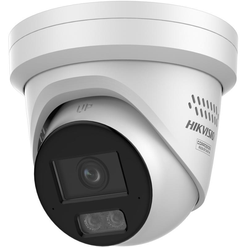 Hikvision 6MP ColorVu 3.0 Outdoor Turret Camera, Hybrid LED/IR, IP67, 4mm
