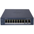 Hikvision 8 Port Managed 1Gb POE af/at Switch, L2, 2x1Gb RJ45, 110W PoE Budget