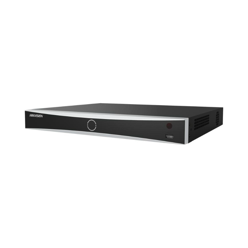 Hikvision 8ch VPRO Series NVR, AcuSeek/AcuSearch, 8 PoE, 2 Bay, 1RU, No HDD