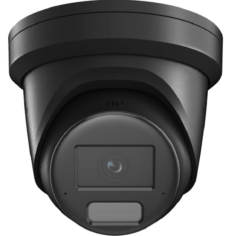 Hikvision 8MP AcuSense G2H Turret Camera, Built-in Mic, IR, IP67, 2.8mm, Black