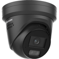 Hikvision 8MP ColorVu 3.0 Turret Camera, Hybrid LED/IR, Red/Blue Strobe, 2.8mm, Black