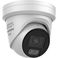 Hikvision 8MP ColorVu 3.0 Turret Camera, Hybrid LED/IR, Red/Blue Strobe, IP67, 2.8mm