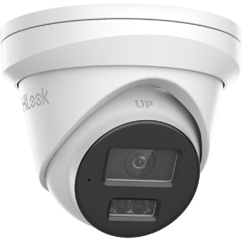 HiLook Pro 8MP Outdoor Turret Camera, IntelliSense, H.265, 30m IR, Mic, IP67, 4mm