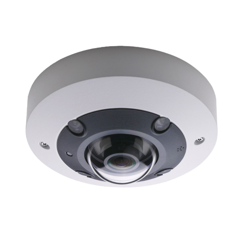 OpenEye 12MP Outdoor IP Fisheye Camera, FoV 180deg, IP66m IK10, 1.65mm