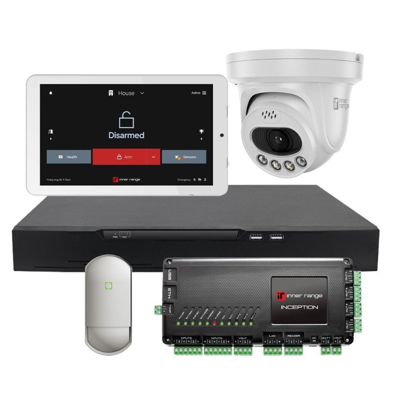 *Promo* IR Unified Ecosystem Starter Kit, Inception, 8CH PoE NVR, IPC, PIR, Touchscreen