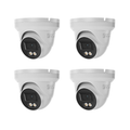 *Promo* IR Video 4 Camera Add-on Pack, 8MP Flateye Turret Dual Light, 2.8mm