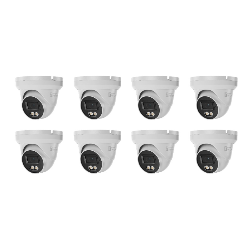 *Promo* IR Video 8 Camera Add-on Pack, 8MP Flateye Turret Dual Light, 2.8mm