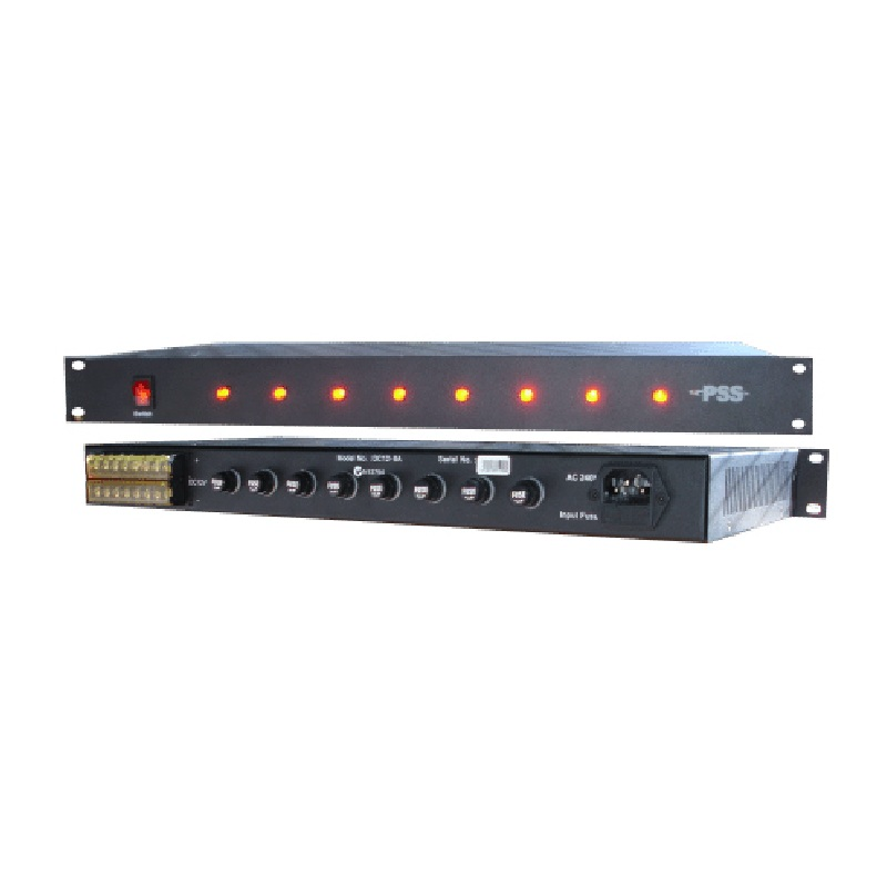 PSS Rack Mount Power Supply, 1RU, 24V AC, 8A