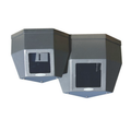 SEE Compact Corner Mount High Security Housing, Max Camera Size 150mm