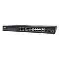 Aetek Industrial 24 Port Managed Switch, 2x Combo, 2x SFP, 720W
