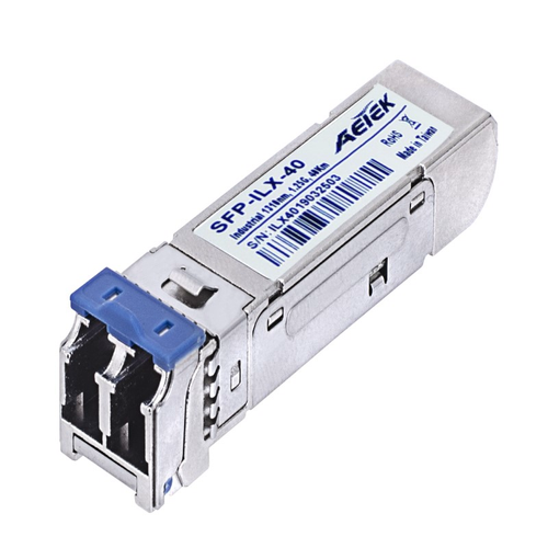 Aetek Industrial Single-mode SFP Transceiver, LC, 1310nm, up to 40km